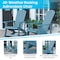 Flash Furniture 2 PK Sea Foam Poly Resin Adirondack Rocking Chairs JJ-C14705-SFM-2-GG - alternate 4